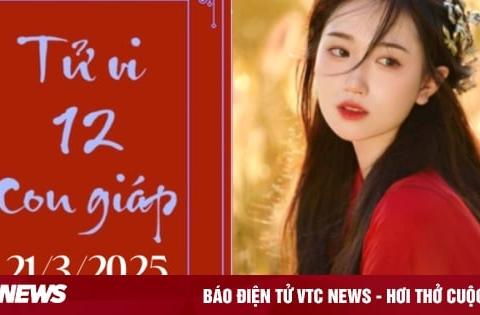 Tử vi 12 con giáp hôm nay ngày 21/3/2025: Mão thuận lợi, Dậu chậm trễ