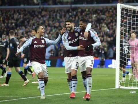 Rashford tỏa sáng, Aston Villa tưng bừng giành vé tứ kết Champions League