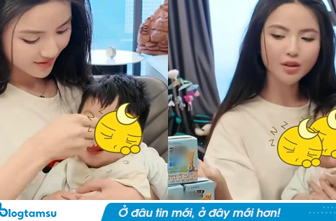 Chu Thanh Huyền bị tố đem con ra PR bất chấp: Cho bé 8 tháng tuổi uống sữa khi sản phẩm dùng cho trẻ trên 2 tuổi