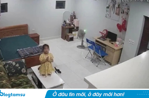 Đi nhậu xem camera thấy con gái vừa vái lạy vừa khóc nức nở, bố sốt ruột chạy về và cái kết ‘cảm lạnh’