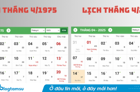 Vì sao lịch tháng 4/1975 trùng khớp với lịch tháng 4/2025?