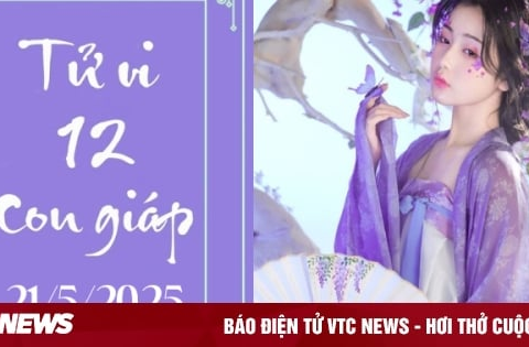 Tử vi 12 con giáp hôm nay ngày 21/5/2025: Thìn khó khăn, Hợi tiêu cực