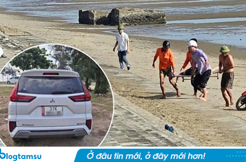 Đôi nam nữ đuối nước không qua khỏi khi tắm biển Cửa Lò, để lại ô tô trên bờ: Chuẩn bị đám cưới thì xảy ra vụ việc đau lòng