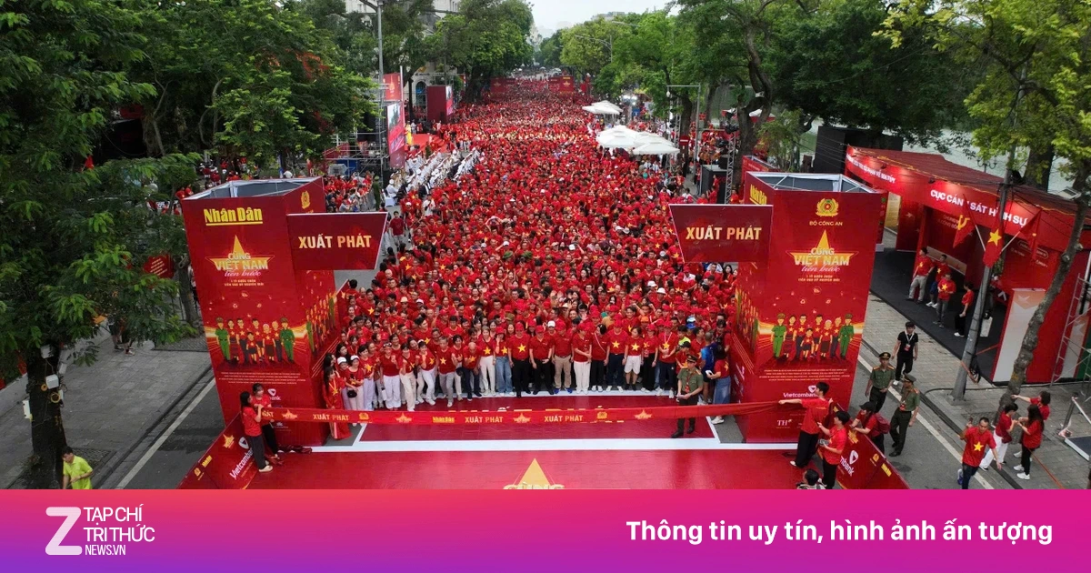 Hơn 1 triệu người cùng đi bộ vì một Việt Nam đoàn kết, hùng cường tiến vào kỷ nguyên mới