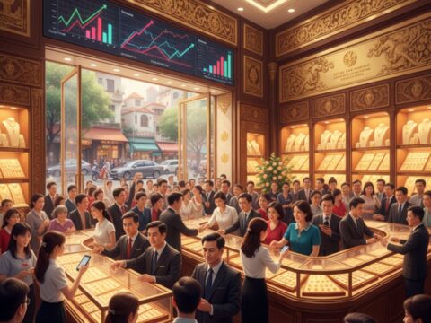 Giá vàng hôm nay 30/9/2025: Giá vàng trong nước vọt thêm 1,5 triệu đồng/lượng