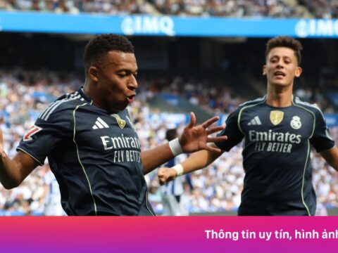 Mbappe tỏa sáng, Real Madrid giành 3 điểm với 10 người
