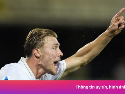 Hojlund liên tục tỏa sáng sau khi rời MU