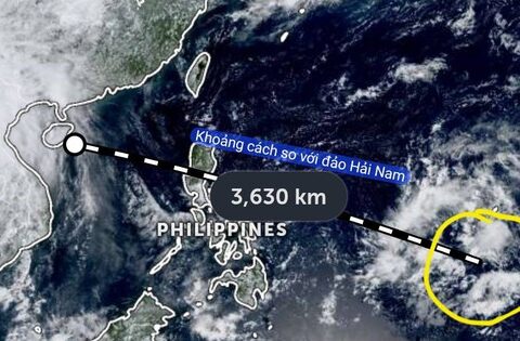 Bão số 10 chưa qua, chuyên gia thời tiết dự báo đang xuất hiện một vùng nhiễu động, khả năng phát triển thành bão đi vào biển Đông