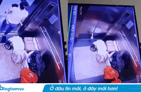 Người phụ nữ bế con nhỏ có hành động liều lĩnh tại thang máy chung cư ở Hà Nội, mẹ trẻ khiến dân mạng lo lắng khoản đề bù khủng