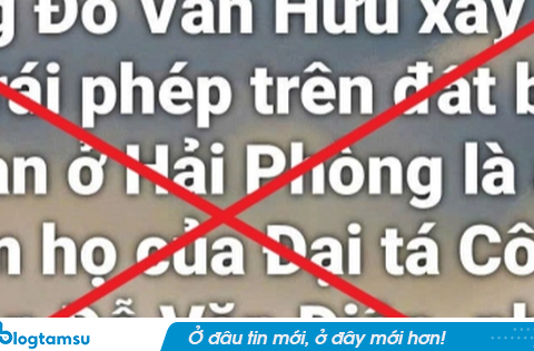 Bác tin người xây nhà trên đất người khác là họ hàng của PGĐ Công an Hải Phòng