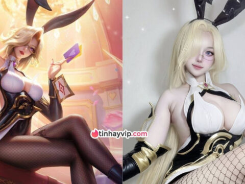 Cosplay Veres “Thỏ May Mắn” khiến cộng đồng game thủ Liên Quân xôn xao