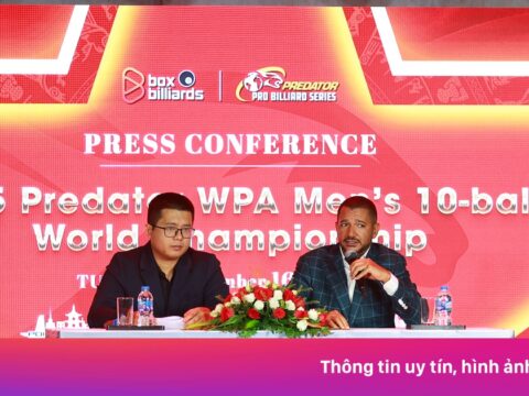 96 cơ thủ tranh tài tại Giải vô địch thế giới 10 bi nam 2025