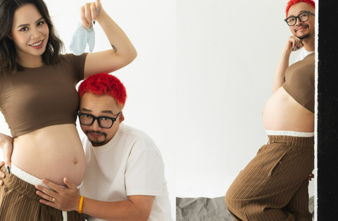 Bộ ảnh “cưng xỉu” của cặp Anh tài Vbiz và vợ kém 13 tuổi, mẹ bầu khoe dáng đỉnh miễn bàn!