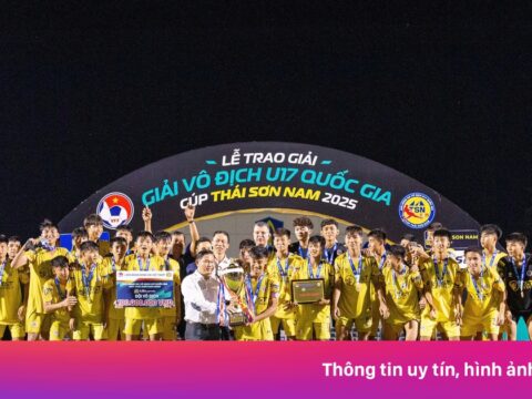 U17 Hà Nội đăng quang ngôi vô địch Quốc gia 2025
