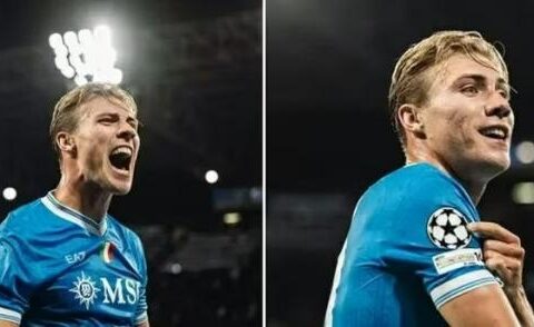 Rasmus Hojlund ghi bàn: 5 trận ở Napoli bằng 35 trận ở Man Utd