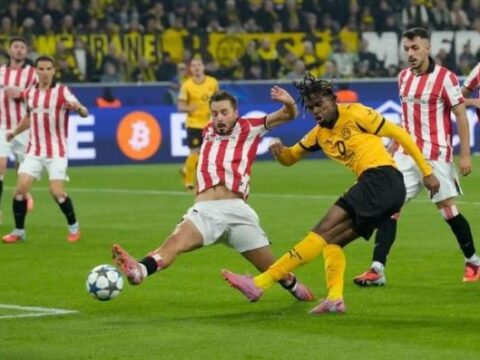 Thắng đậm Athletic Bilbao, Dortmund khẳng định vị thế tại Champions League