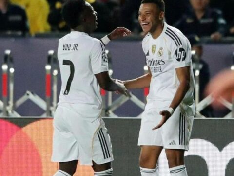 Champions League: Mbappe rực sáng, Real Madrid thắng hủy diệt Kairat Almaty