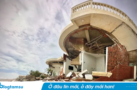 Bộ Xây dựng yêu cầu làm rõ vụ hàng loạt villa đổ sập sau bão số 10