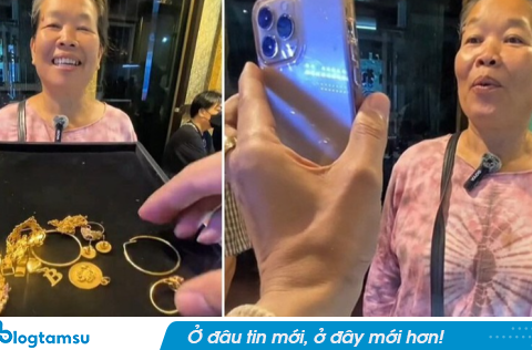 Mang vàng bạn trai cũ tặng đi bán, người phụ nữ sốc nặng khi biết giá trị