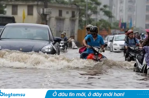Hà Nội tiếp tục có mưa lớn trong 3–6 giờ tới, dự báo các điểm ngập úng
