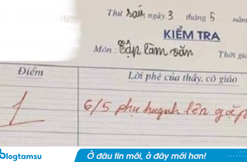 Bài văn tả chó của học sinh lớp 3 bị cô giáo cho 1 điểm và mời phụ huynh lên gặp, dân mạng đọc thử rồi tranh cãi ầm ĩ