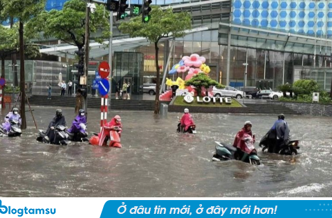 Bão số 11 đang hướng thẳng vào miền Bắc, Hà Nội mưa to đến mức nào?