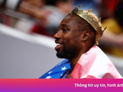 Noah Lyles lạnh lùng đáp trả khi được hỏi về kỷ lục của Usain Bolt