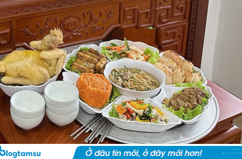 Con dâu đăng ảnh mâm cúng giỗ đầu bố chồng lên mạng, cả gia đình ‘họp khẩn’