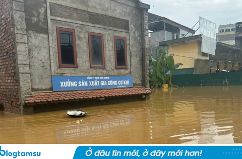 Một địa phương ở miền Bắc đang ngập sâu toàn tỉnh, đã phát tin lũ khẩn cấp